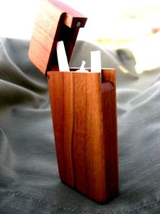 Luxury Custom Classic Black Walnut Wooden <b>Cigarette</b> <b>Case</b> Slim Pocket High Quality Handmade Polished Storage Container for Gift - Product Image 6