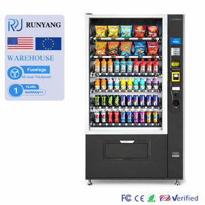RUNYANG Máquina Expendedora Inteligente <span class=keywords><strong>de</strong></span> Bebidas y Snacks, Personalizada, sin Personal, <span class=keywords><strong>para</strong></span> Exteriores, con Monedas, <span class=keywords><strong>para</strong></span> Negocios - Product Image 1