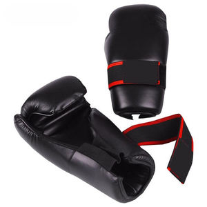 Gants de boxe d'entraînement en cuir uni personnalisés meilleurs gants de boxe professionnels propres fabricant gants à main ouverte - Product Image 5