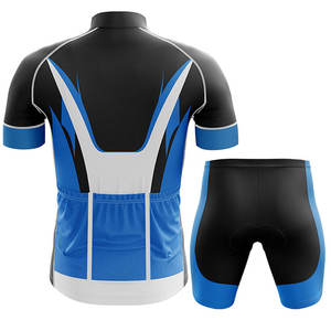 Ropa de ciclista personalizada más vendida, conjuntos de gel con pechera de secado rápido, trajes de ciclismo amarillos, camisa con pantalones cortos - Product Image 2