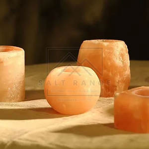 Lampe de sel de pomme de l'Himalaya de haute qualité, sculptée à la main, personnalisable, toucher réel, décoration, ambiance et bien-être, éclat - Product Image 4