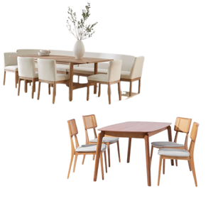 Juego de mesa de comedor de madera de material ecológico con muchas sillas, juego de comedor para restaurante y muebles de comedor - Product Image 3