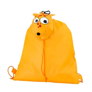 Sac à dos pliable personnalisable, sacs de sport promotionnels Kay avec cordon de serrage et gadgets - Product Image 5