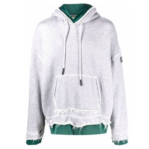 Jersey holgado de gran tamaño Vintage personalizado para hombre, ropa de calle Retro, Sudadera con capucha bordada de algodón, informal, a la moda para invierno - Product Image 1