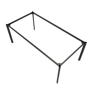 Pieds de table en fer minimalistes et modernes Concept 200x100, assemblage requis, pour meubles de cuisine, hôtel, hôpital, en acier - HCOC009 - Product Image 2