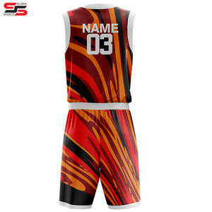 Vente en gros personnalisé Maillot de basket-ball de haute qualité Nouveau design Uniforme de basket-ball à sublimation pour hommes - Product Image 2