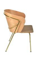 Chaises de bar modernes en bois massif courbé de haute qualité, fabriquées sur mesure par l'usine Berlin Chairs, avec base en métal, pour usage commercial, hôtel, maison, bar.