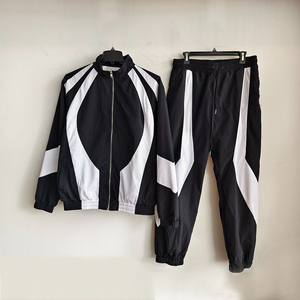 Custom High Quality Breathable Anti-Bacterial Quick Dry Lightweight Printed Solid Nylon Streetwear Tracksuit Set Winter - Product Image 1
