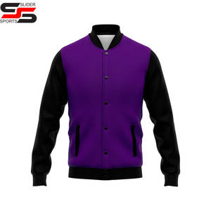 Veste de baseball d'hiver personnalisable, prix de gros, veste bomber, veste en sergé de baseball, vêtements de sport, design unique - Product Image 1