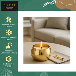 Exclusive Design Luxury <b>Gold</b> <b>Rose</b> <b>Gold</b> Handmade Stainless Steel Natural Votive Candle Holder <b>Christmas</b> <b>Decorative</b> Centerpiece - Product Image 2