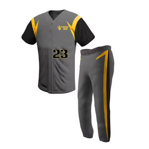 ชุดเบสบอลสำหรับผู้ชายชุดเล่นซอฟต์บอลระบายอากาศใส่สบายดีไซน์ใหม่ - Product Image 1