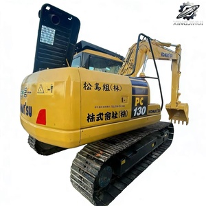 Prix bas, excavatrice Komatsu PC130 d'occasion d'origine japonaise, excavatrice Komatsu de 16 tonnes, prix avantageux avec EPA/CE - Product Image 1
