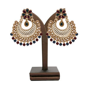 ต่างหูห้อย Mehandi ชุบชุดต่างหูกลับด้านต่างหูสุดหรูต่างหูสตรีต่างหูแฟชั่นต่างหูดีไซเนอร์ - Product Image 2