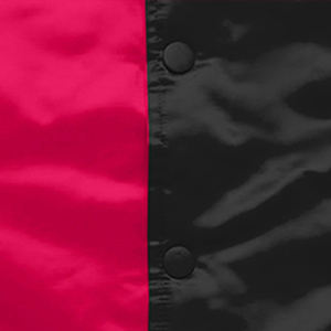 Veste universitaire rose vif de qualité supérieure Veste Letterman de baseball en satin noir Vêtements d'extérieur athlétiques de haute qualité - Product Image 5