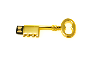 Quality <strong>Vintage</strong> Key-Shaped USB <strong>Flash</strong> Drive | Retro Metal Design | Durable Custom Logo Memory Stick - Product Image 4