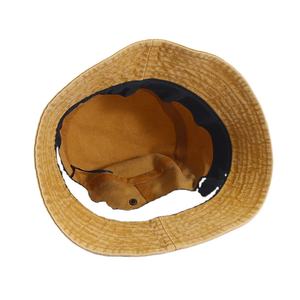 Chapeau Bob en Jean Lavé Imperméable Vert Vintage avec Boucle en Cuivre Doré PVC Pliable pour Homme, Idéal Pêche et Activités de Plein Air - Product Image 2