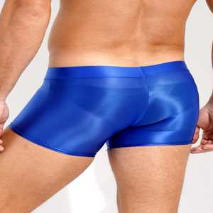 2025 New Collection <b>Men's</b> Custom High-Rise <b>Boxer</b> Briefs Knitted <b>Bamboo</b> Fiber Quick Dry Breathable Cotton - Product Image 2