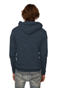 Sweat à capuche zippé léger à manches longues pour hommes avec poche kanga Sweat à capuche unisexe - Product Image 5