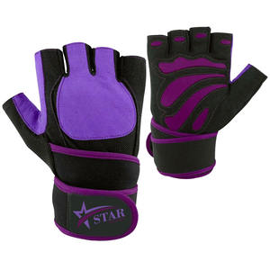 Weight Lifting Training Powerlifting <b>Glove</b> <b>Fingerless</b> Bodybuilding Workout Leather <b>Gloves</b> Gym for <b>Men</b> Women For Unisex Products - Product Image 5