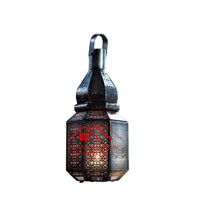 2025 <b>Black</b> Finished Hot Selling Metal Hanging <b>Lantern</b> at at Wholesale Price - Product Image 1