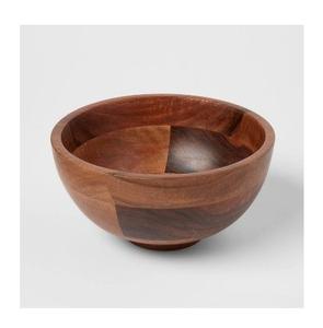 Diseño moderno decoración del hogar vajilla comida servir tazón de madera de calidad superior forma personalizada y tamaño tazón de madera - Product Image 3