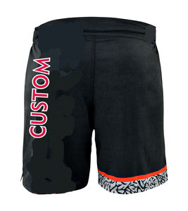 Shorts de combat MMA imprimés à sublimation personnalisée OEM Shorts de MMA à taille élastique durables personnalisés Shorts d'entraînement au combat Shorts de MMA - Product Image 4