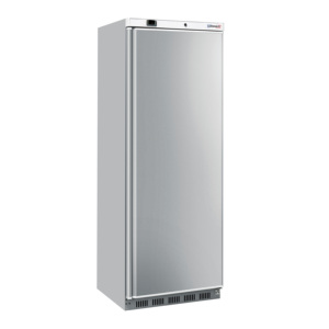 Réfrigérateur à congélateur supérieur en acier inoxydable 400 L, produit à compartiment positif - Product Image 1