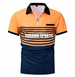 Marque personnalisée Vêtements d'affaires pour hommes en coton brodé personnalisés T-Shirt Polo pour homme - Product Image 6