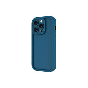 Coque de téléphone en silicone liquide premium ASMA Pineapple Design pour iPhone 15 Pro Max vert foncé avec protection de l'appareil photo - Product Image 5