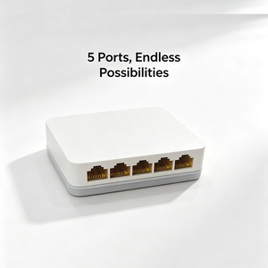 <span class=keywords><strong>Switch</strong></span> Ethernet de 5 Portas 10/100/1000Mbps Auto MDI-MDIX Não Gerenciado Sem Ventilador Caixa de Aço 5V-12V <span class=keywords><strong>DC</strong></span> Empilhável <span class=keywords><strong>Switch</strong></span> de Rede 1Gbps - Product Image 3