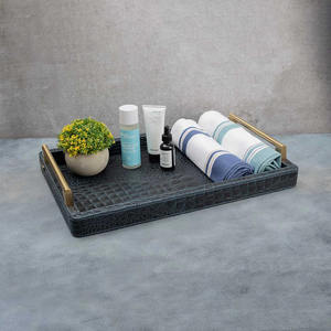 ถาดใส่กระดาษหนังพรีเมี่ยมสุดพิเศษพร้อมที่ใส่ของตั้งโต๊ะปรับรูปทรงได้ตามต้องการ - Product Image 3