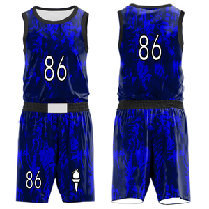 Vente en gros de maillots de basket-ball personnalisés réversibles sublimés les plus récents, uniforme de maillot de basket-ball camouflage bon marché - Product Image 3