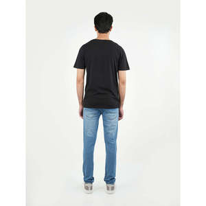 Jeans TELIS de Corte Regular, Estilo Urbano, Corte Recto Bajo-Alto, Tejido Ligero, con Agujeros 3D, para Otoño/Invierno - Product Image 4