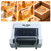 Impresora digital de inyección de tinta Jucolor de una sola pasada para cajas de zapatos, cajas de cosméticos, vasos de papel, bolsos, máquina de impresión de cartón corrugado