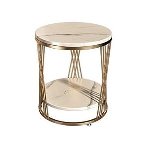 Stainless steel pvd coating coffee <b>table</b> for luxury home Marble top gold plated steel center <b>table</b> for dinning and <b>study</b> room - Product Image 5