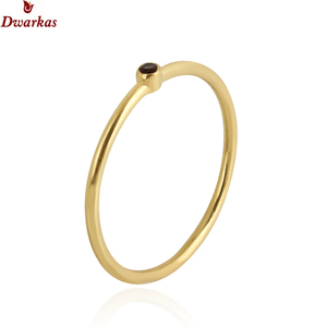 Anillo de piedra de cuarzo ahumado de Plata de Ley 925 elegante personalizado, joyería caliente para mujer, chapado en oro, alta calidad para fábrica de fiestas - Product Image 3