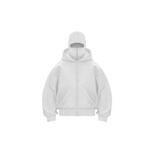 Sweat à capuche de style streetwear pour homme de haute qualité, unisexe, fermeture éclair intégrale, veste thermique d'hiver avec 100% coton polyester - Product Image 2