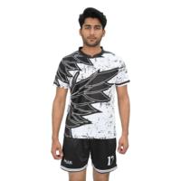 Maillots de football unisexes en polyester respirant de qualité supérieure, ensembles d'uniformes, vêtements de football personnalisés, col en V, manches courtes, antibactériens, séchage rapide