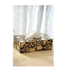 Porte-mouchoirs d'impression en bois pour une utilisation variée de haute qualité avec Mina complexe-inspiré par l'exportateur indien - Product Image 2