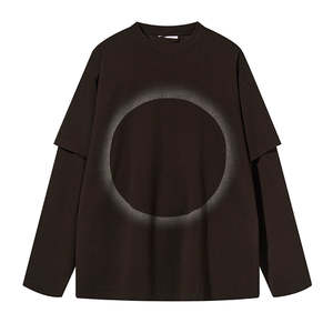 T-shirt double couche de la meilleure qualité, fabriqué en usine, sur mesure, t-shirt double couche de qualité supérieure, t-shirt pour homme fabriqué au Pakistan - Product Image 3