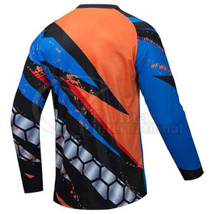 Jersey de Ciclismo MTB Personalizado de Fábrica OEM, Jersey de Descenso Sublimado Transpirable, Jersey de Bicicleta MTB de Alto Rendimiento Personalizado - Product Image 2