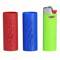 Étui de protection ovale manuel 3D en PLA écologique et non toxique, style 420, motif floral vintage estampé, pour briquet BIC J6, motif arbre