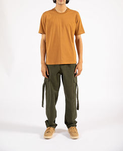 T-shirt col rond personnalisé de haute qualité pull à demi-manches personnalisé de la meilleure qualité en tissu de coton pur - Product Image 1