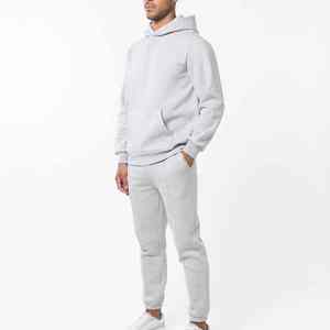 Custom Oversized Sportswear <b>Gym</b> <b>Hoodie</b> Men 100% Cotton Half Zipper Tech Fleece Tracksuit Sweatpants and <b>Hoodie</b> - Product Image 2