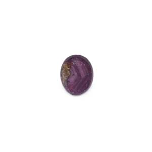 Rubí Estrella - 5.65 Quilates, Gema Natural Creada en Laboratorio, Tonos Naranja, Rojo, Amarillo, Azul, Rosa, 8mm de Altura, 1mm de Diámetro del Orificio, Sintético - Product Image 2