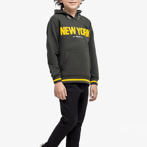 Latest Design Fashion Custom Cotton Blended <b>Children</b> Clothes Kids Embossed <b>Hoodie</b> Tops Kids Full Sleeves <b>Hoodie</b> Kids - Product Image 4