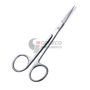 Tijeras Iris de Acero Inoxidable Quirúrgico, Afiladas, de Precisión, para Disección, Hojas Rectas, Autoclavables, Finas y Delicadas - Product Image 3