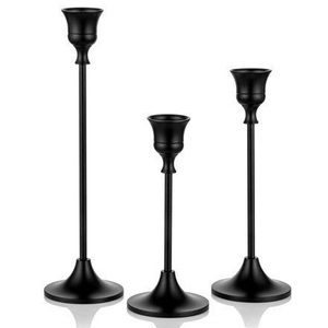Support de pilier de bougeoir de finition dorée en métal de Style nordique pour la décoration de maison de mariage - Product Image 6