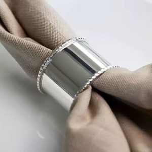 Handcrafted Metal <b>Napkin</b> Ring Premium Quality Table Accessory for Wedding <b>Party</b> Dinner and Banquet Decoration - Product Image 1