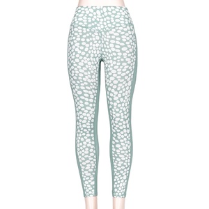 Women Printed High Waist Yoga <b>Pants</b> Hip Lifting Side Stripe Compression Fitness Leggings Elastic Slim Fit Sport <b>Pants</b> - Product Image 2